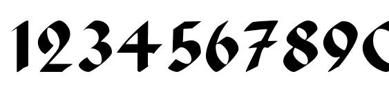 Paganini Font, Number Fonts