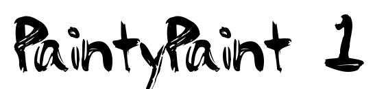 PaintyPaint 1 font, free PaintyPaint 1 font, preview PaintyPaint 1 font