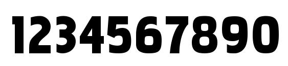 PakenhamBl Regular Font, Number Fonts