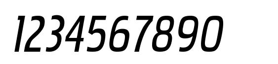 PakenhamCdRg Italic Font, Number Fonts