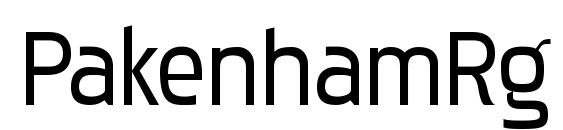 PakenhamRg Regular Font