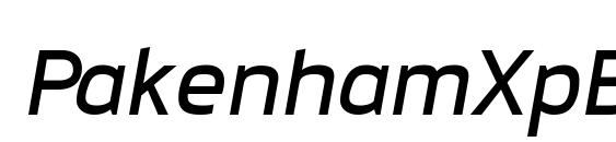 шрифт PakenhamXpBk Italic, бесплатный шрифт PakenhamXpBk Italic, предварительный просмотр шрифта PakenhamXpBk Italic