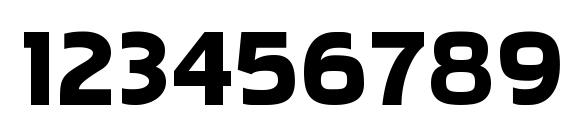 PakenhamXpBl Regular Font, Number Fonts