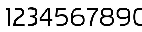 PakenhamXpRg Regular Font, Number Fonts