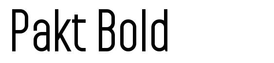 Pakt Bold font, free Pakt Bold font, preview Pakt Bold font
