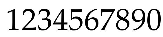 Pala 0 Font, Number Fonts