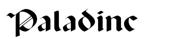 шрифт Paladinc, бесплатный шрифт Paladinc, предварительный просмотр шрифта Paladinc