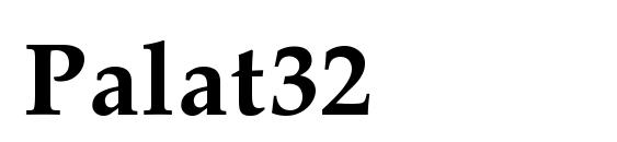 шрифт Palat32, бесплатный шрифт Palat32, предварительный просмотр шрифта Palat32