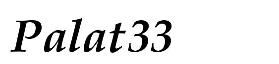 шрифт Palat33, бесплатный шрифт Palat33, предварительный просмотр шрифта Palat33