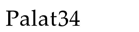 шрифт Palat34, бесплатный шрифт Palat34, предварительный просмотр шрифта Palat34