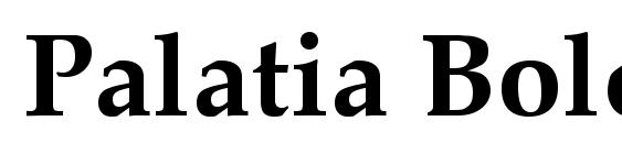 Palatia Bold font, free Palatia Bold font, preview Palatia Bold font