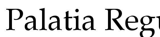 Palatia Regular font, free Palatia Regular font, preview Palatia Regular font