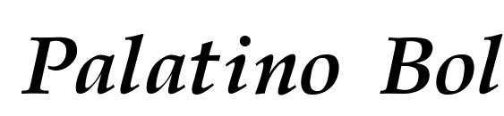 Palatino Bold Italic Font