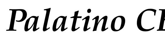 Шрифт Palatino CE Bold Italic