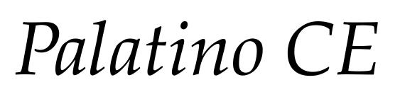 Шрифт Palatino CE Italic