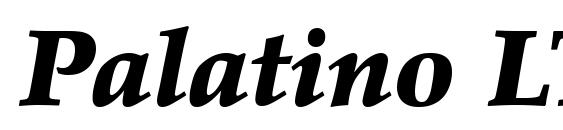 Palatino LT Black Italic Font