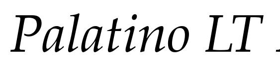 Palatino LT Italic Font