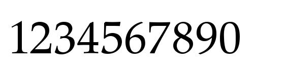 Palatino Normal Font, Number Fonts
