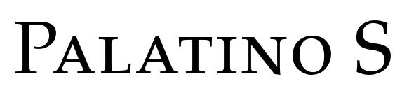 Palatino Small Caps & Old Style Figures Font