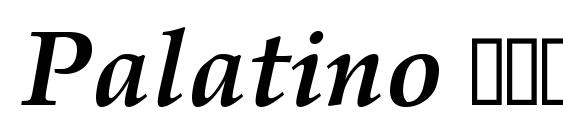 Palatino Полужирный Курсив font, free Palatino Полужирный Курсив font, preview Palatino Полужирный Курсив font