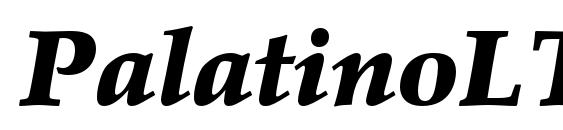PalatinoLTStd BlackItalic Font