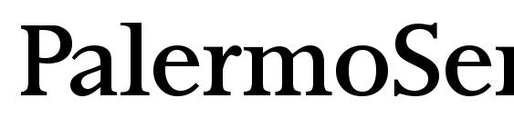 PalermoSerial Regular font, free PalermoSerial Regular font, preview PalermoSerial Regular font