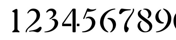 Palette SSi Font, Number Fonts