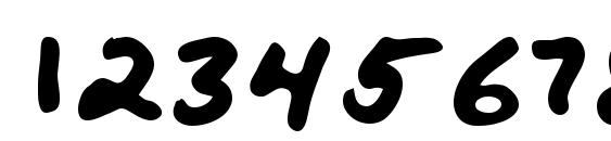 Pali Regular Font, Number Fonts