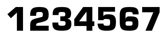 Palindrome Black SSi Bold Font, Number Fonts
