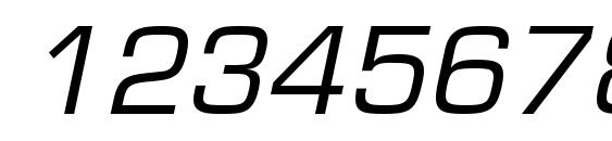 Palindrome SSi Italic Font, Number Fonts