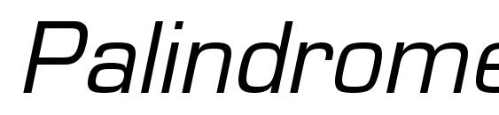 шрифт Palindrome SSi Italic, бесплатный шрифт Palindrome SSi Italic, предварительный просмотр шрифта Palindrome SSi Italic