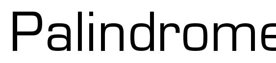 шрифт Palindrome SSi, бесплатный шрифт Palindrome SSi, предварительный просмотр шрифта Palindrome SSi