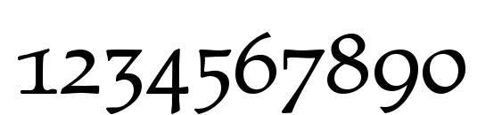 PalinoCapsDB Normal Font, Number Fonts