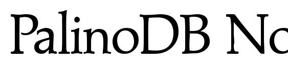 PalinoDB Normal font, free PalinoDB Normal font, preview PalinoDB Normal font