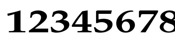 PalisadeBroad Bold Font, Number Fonts