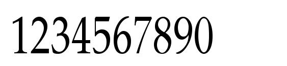 PalisadeCondensed Regular Font, Number Fonts