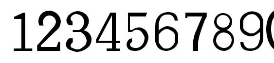 Palladam Medium Font, Number Fonts