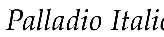 Palladio Italic Font