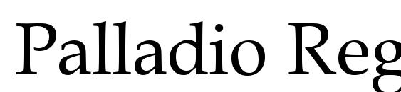 Palladio Regular font, free Palladio Regular font, preview Palladio Regular font