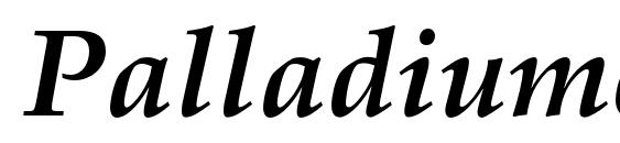 Palladiumc bolditalic Font