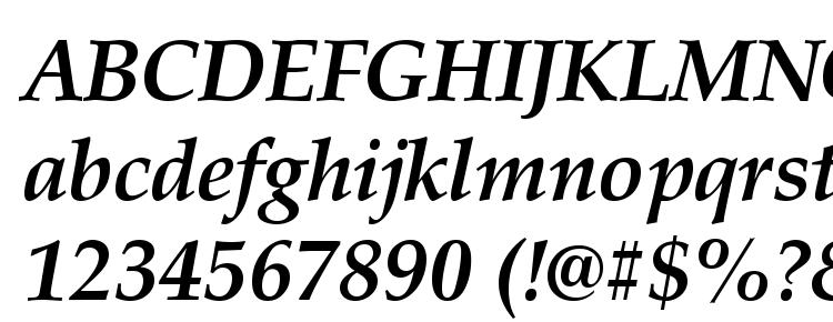 glyphs Palladius Bold Italic font, сharacters Palladius Bold Italic font, symbols Palladius Bold Italic font, character map Palladius Bold Italic font, preview Palladius Bold Italic font, abc Palladius Bold Italic font, Palladius Bold Italic font
