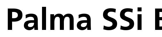 Palma SSi Bold font, free Palma SSi Bold font, preview Palma SSi Bold font