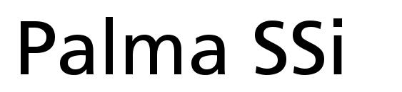 Palma SSi font, free Palma SSi font, preview Palma SSi font