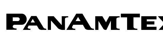 шрифт PanAmTextCaps, бесплатный шрифт PanAmTextCaps, предварительный просмотр шрифта PanAmTextCaps