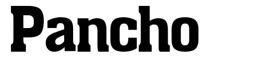 Шрифт Pancho