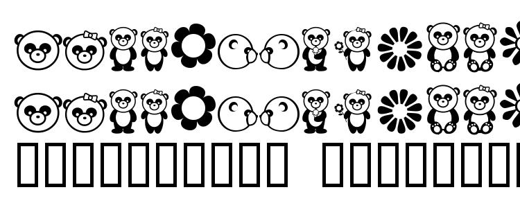glyphs Pandamonium font, сharacters Pandamonium font, symbols Pandamonium font, character map Pandamonium font, preview Pandamonium font, abc Pandamonium font, Pandamonium font