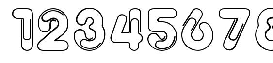 Paper Clip Font, Number Fonts