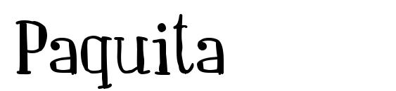 Paquita font, free Paquita font, preview Paquita font