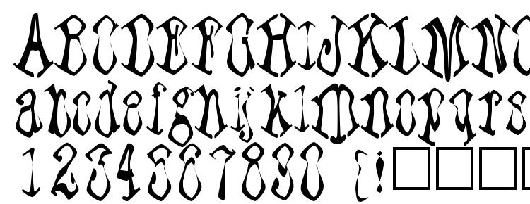 glyphs Paraffin font, сharacters Paraffin font, symbols Paraffin font, character map Paraffin font, preview Paraffin font, abc Paraffin font, Paraffin font