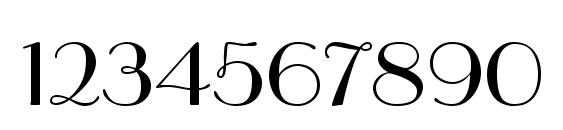 Paragon Font, Number Fonts